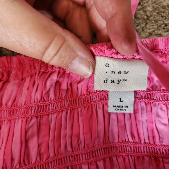 A New Day Women's Pink Crop Top - Picture 9 of 11